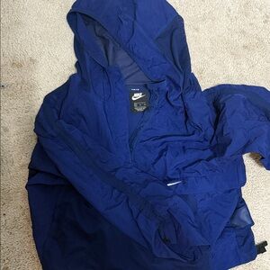 Nike Royal Blue cropped Windbreaker